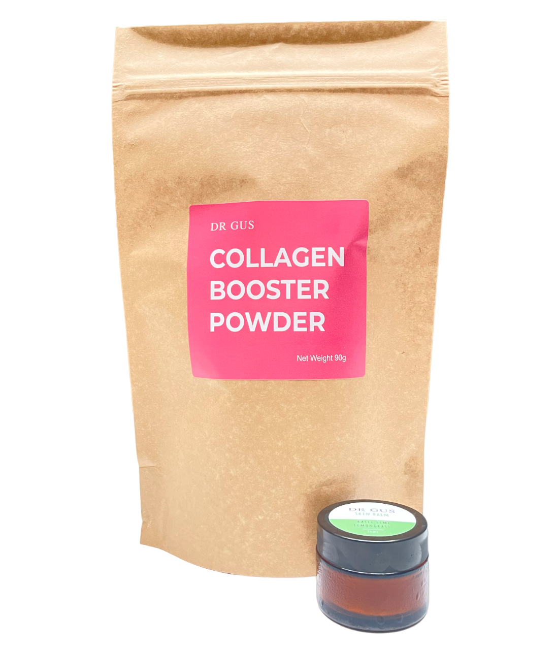 DR GUS nutrition collagen booster broth and tallow moisturiser bundle