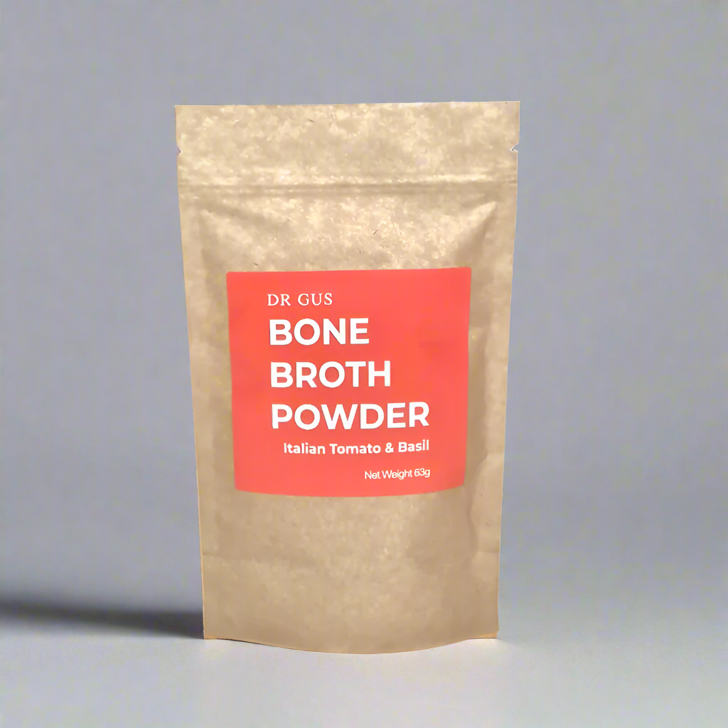DR GUS nutrition savoury collagen-rich bone broth powder