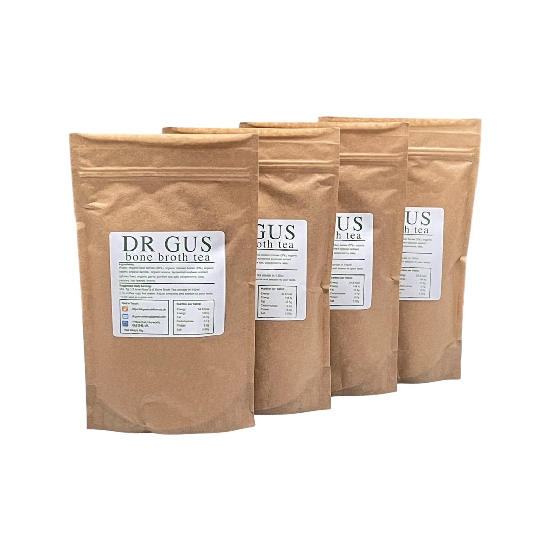 4 Pouch Bone Broth Bundle Dr Gus Nutrition