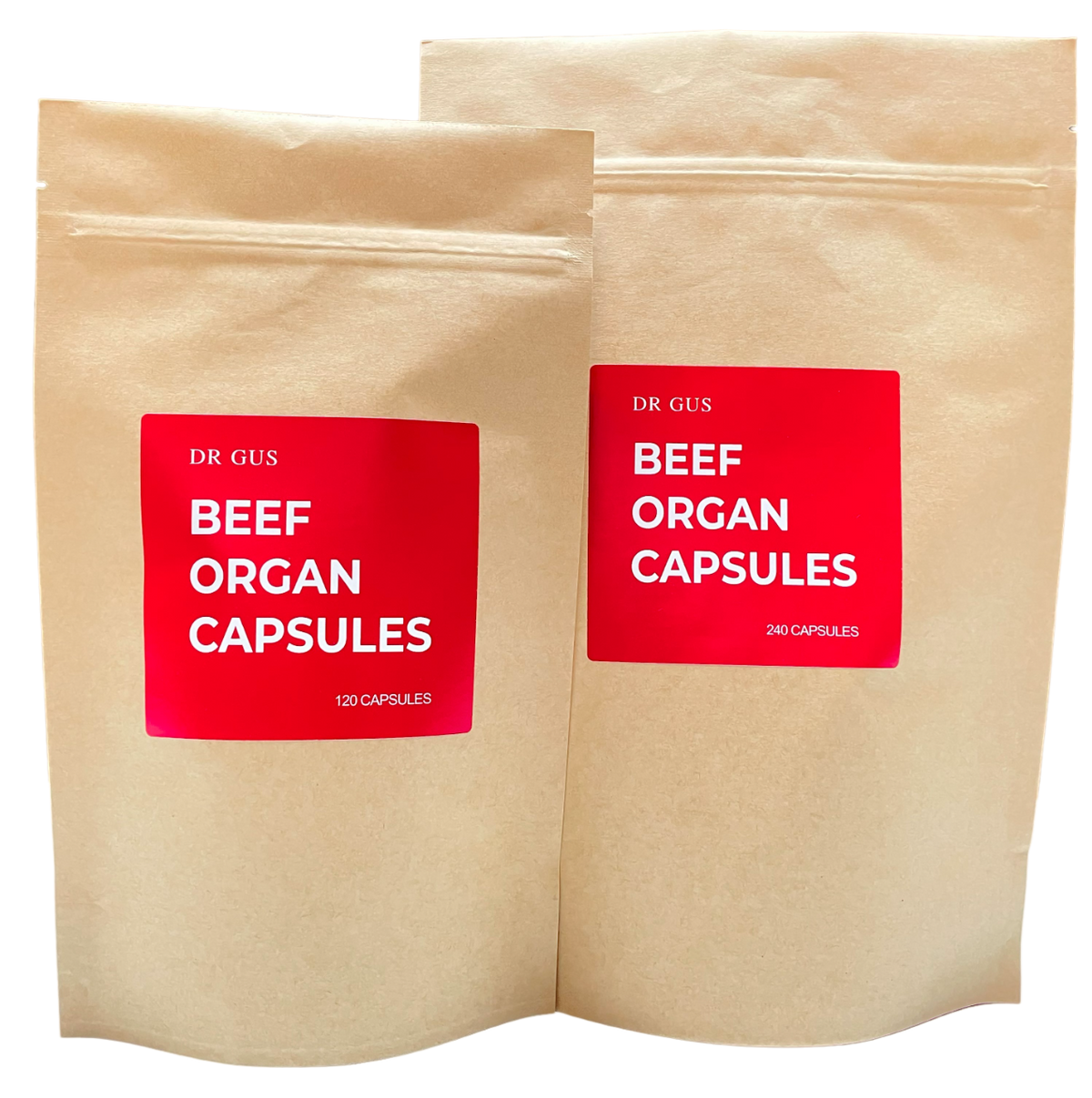 dr gus uk grass fed organic beef organs capsules