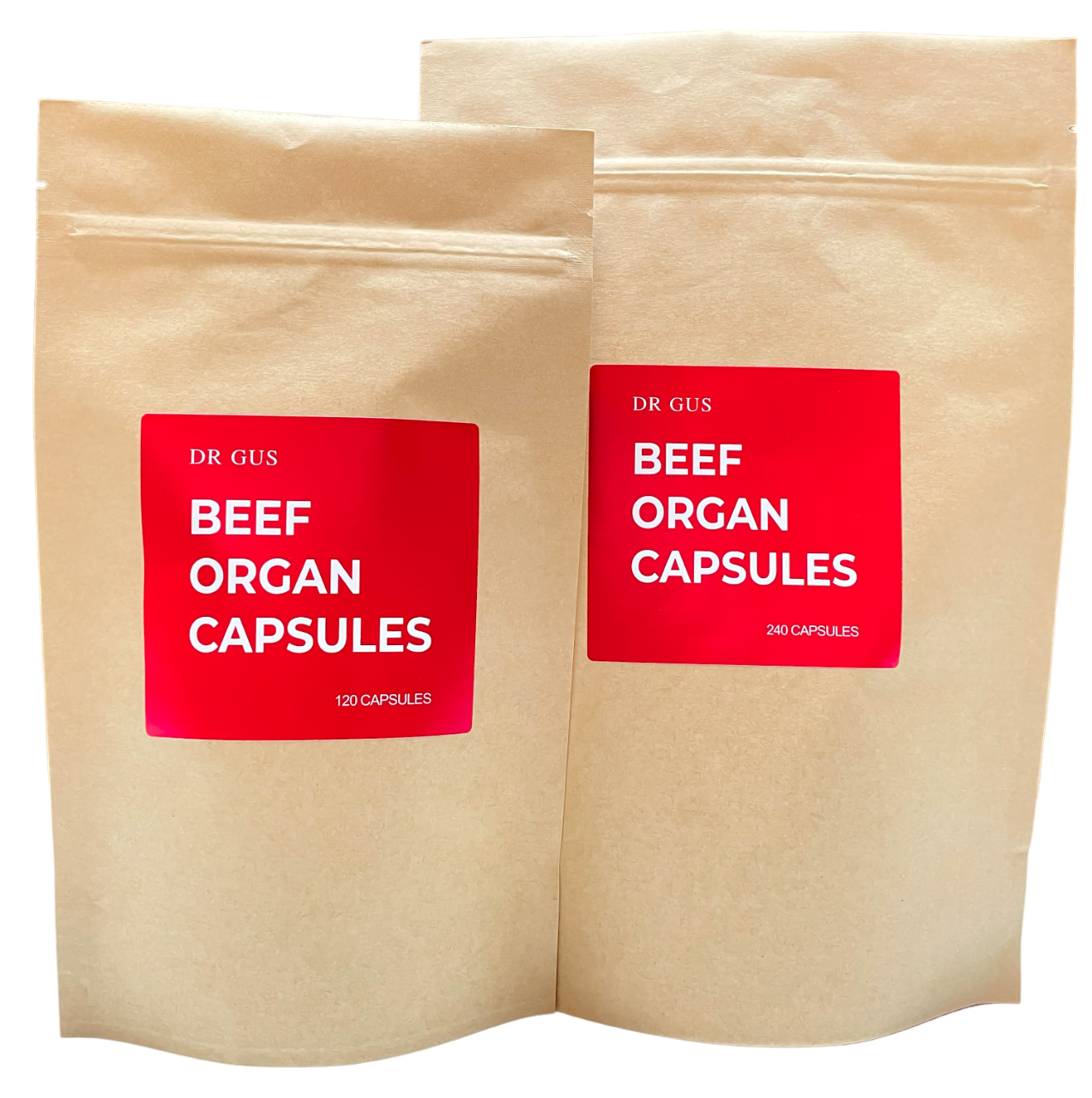 dr gus uk grass fed organic beef organs capsules