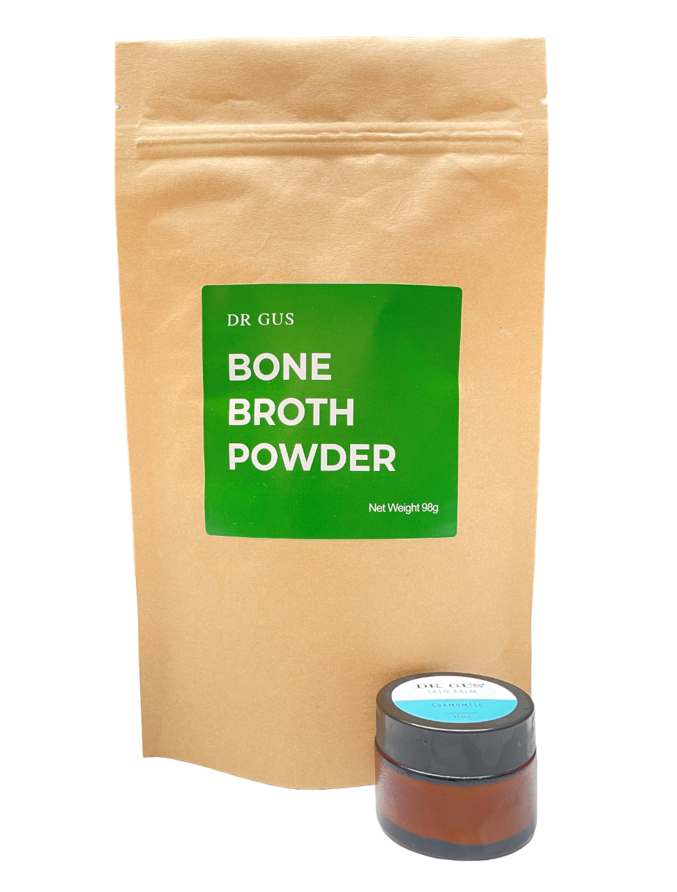 DR GUS nutrition Perfect Skin Bundle with bone broth and tallow balm