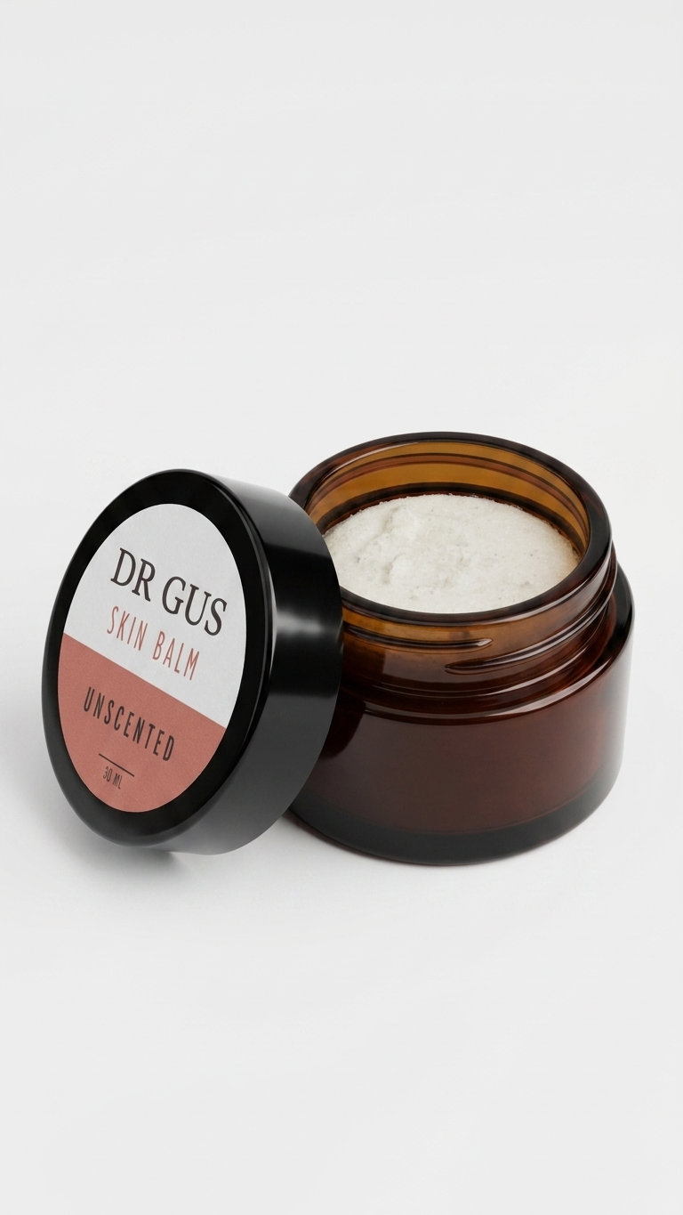 UK grass-fed tallow skin balm unscented by DR GUS nutrition